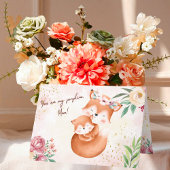 Remerciements Carte de fête des mères de charming Fox