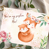 Remerciements Carte de fête des mères de charming Fox