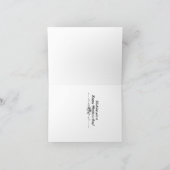 Remerciements Carte de fête des mères pliée (Intérieur)