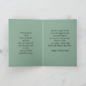 Remerciements Carte de Fête des pères Pélican Papa (Intérieur)