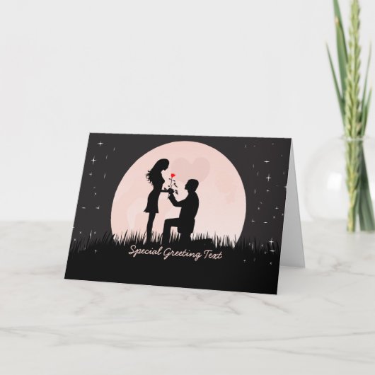 Remerciements Carte de fiançailles (Devant)