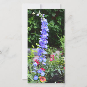 Remerciements carte de fleur vierge