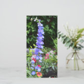 Remerciements carte de fleur vierge (Debout devant)