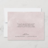 Remerciements Carte de Floral Romance (Dos)