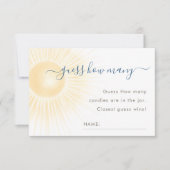 Remerciements Carte de jeu "Modern Sunshine Shower" - devine com (Devant)