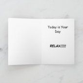 Remerciements Carte de jour du patron (Intérieur)