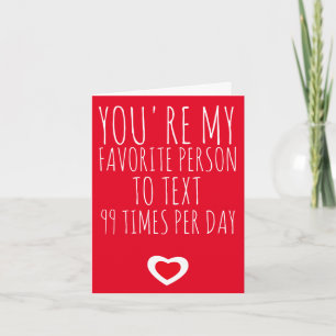 Remerciements carte de jour valentines vous êtes ma personne pré