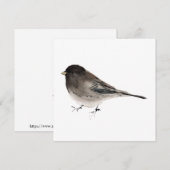 Remerciements Carte de Junco (Devant / Derrière)