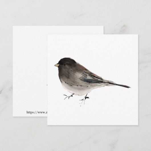 Remerciements Carte de Junco (Devant / Derrière)