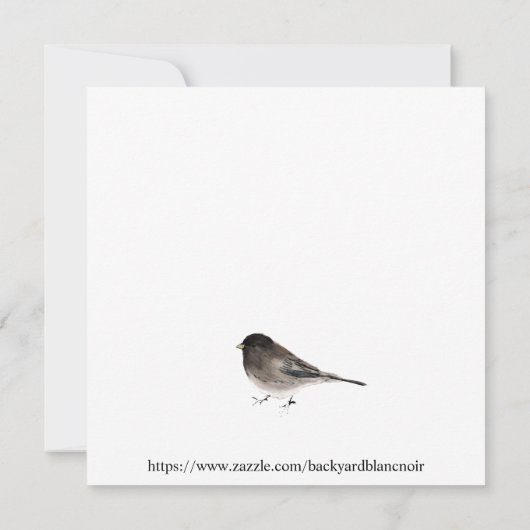 Remerciements Carte de Junco (Dos)