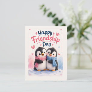 Remerciements Carte de la Journée de l'amitié pour de mignons pi