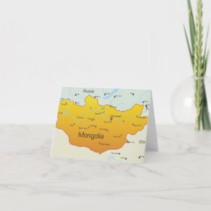 Remerciements Carte de la Mongolie