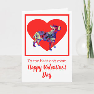 Remerciements Carte de la Saint-Valentin Bull Terrier Anglais Ch