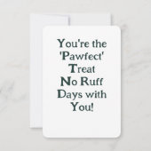 Remerciements Carte de la Saint Valentin Corgi - Chien d'aquarel (Dos)