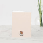 Remerciements Carte de la Saint-Valentin Dandelion Hearts (Dos)