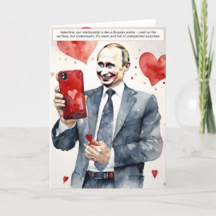 Remerciements Carte de la Saint Valentin de mauvaise qualité