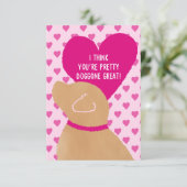 REMERCIEMENTS CARTE DE LA SAINT-VALENTIN ÉCOLE DES ENFANTS CHIEN (Debout devant)