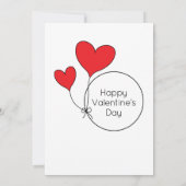 Remerciements Carte de la Saint-Valentin ensemble (Dos)