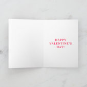 Remerciements Carte de la Saint-Valentin pour enfants (Intérieur)