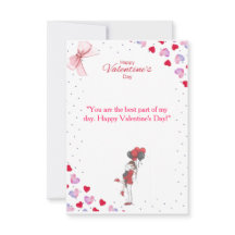 Carte de la Saint-Valentin romantique – Vous êtes