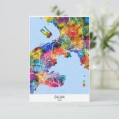 Remerciements Carte de la ville de Dalian (Debout devant)