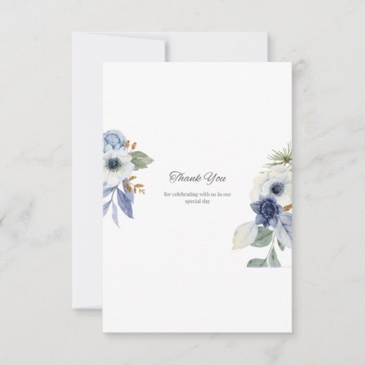 Remerciements Carte de mariage (Devant)