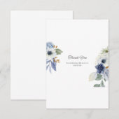 Remerciements Carte de mariage (Devant / Derrière)