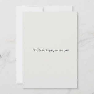 Remerciements Carte de mariage avec QR code pour annoncer la dat
