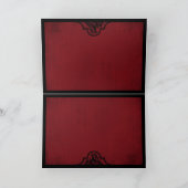Remerciements Carte de mariage de vampire TY (Intérieur)