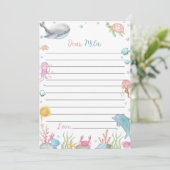 Remerciements Carte de message Capsule Heure d'Anniversaire des  (Debout devant)