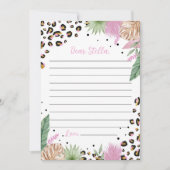 Remerciements Carte de message de la capsule de temps Wild One L (Devant)