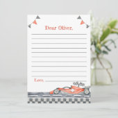 Remerciements Carte de message de la note de la capsule de l'heu (Debout devant)