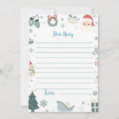 Remerciements Carte de message de note d'anniversaire Noël (Devant)