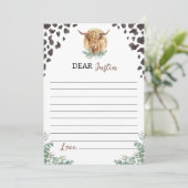 Remerciements Carte de message de note de la capsule de temps de (Debout devant)