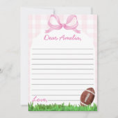 Remerciements Carte de message de note de la capsule de temps de (Devant)