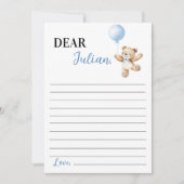 Remerciements Carte de message de note de la capsule de temps de (Devant)