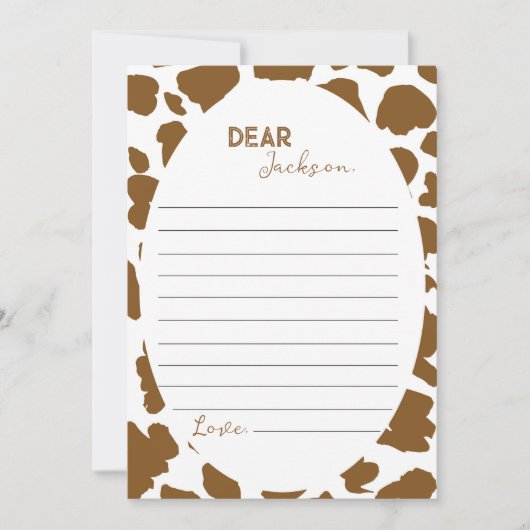 Remerciements Carte de message de note de la capsule de temps de (Devant)