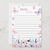 Remerciements Carte de message de note de la capsule de temps fl (Devant)