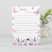 Remerciements Carte de message de note de la capsule de temps fl (Debout devant)