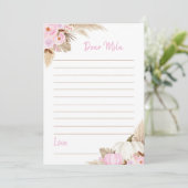 Remerciements Carte de message de note de la capsule de temps po (Debout devant)