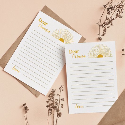 Remerciements Carte de message de note de la capsule du temps de