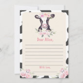 Remerciements Carte de message de note de la Capsule pour l'heur (Devant)