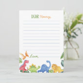 Remerciements Carte de message de note de la Capsule temps mûre  (Debout devant)