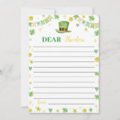 Remerciements Carte de message de note de note à une seule fois (Devant)