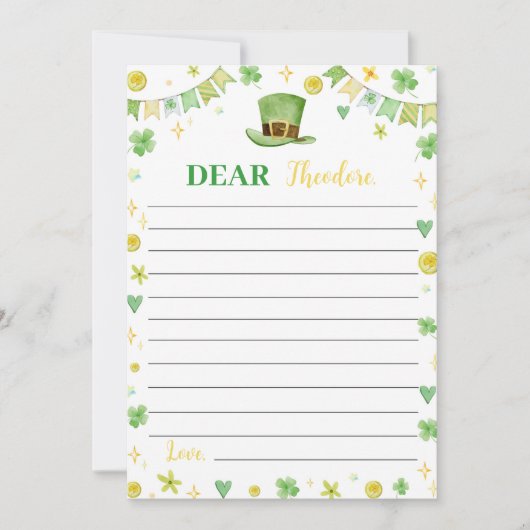 Remerciements Carte de message de note de note à une seule fois (Devant)