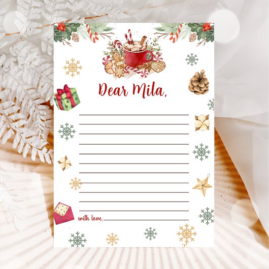 Remerciements Carte de message de note de temps de Noël Cookie