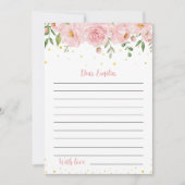 Remerciements Carte de message de note d'heure d'anniversaire ex (Devant)