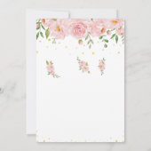 Remerciements Carte de message de note d'heure d'anniversaire ex (Dos)