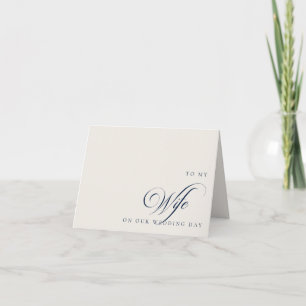Remerciements Carte de message pour ma femme le jour de notre ma