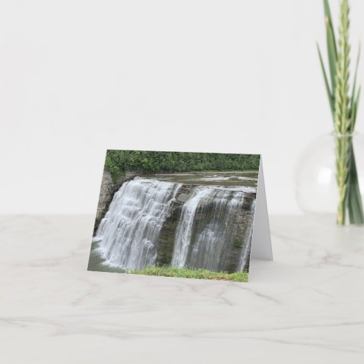Remerciements Carte de Middle Falls (Ska-ga-dee) (Devant)